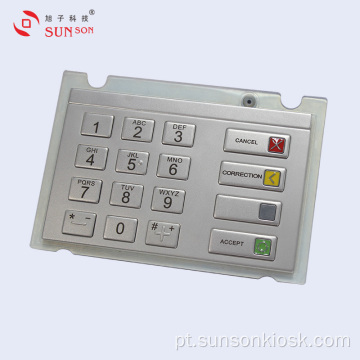 PIN pad de criptografia de alto desempenho para quiosque de pagamento